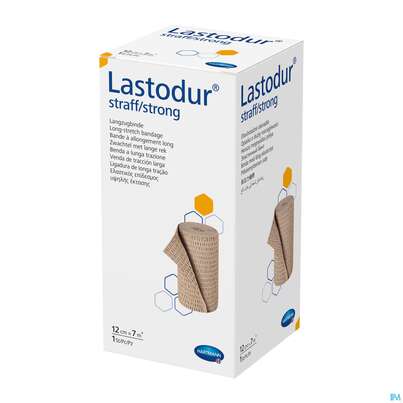 Sie sehen eine Packung Elastische Binden Lastodur Straff 7mx 12cm 1st, Produktbild: 02 Elastische Binden Lastodur Straff 7mx 12cm 1st, A-Nr.: 0778521 - 02