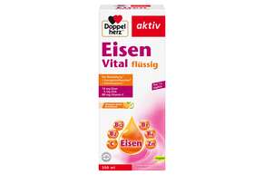 Doppelherz Eisen Vital flüssig - mit Orangen-Apfel-Geschmack, A-Nr.: 5677612 - 01