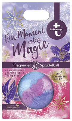 Sie sehen eine Packung t: by tetesept Sprudel JasminYlang, Produktbild: 01 t: by tetesept Sprudel JasminYlang, A-Nr.: 6118180 - 01