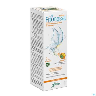 Sie sehen eine Packung Nasenspray Aboca Fitonasal Kinder Ab 6.monat Erkaeltung 125ml, Produktbild: 03 Nasenspray Aboca Fitonasal Kinder Ab 6.monat Erkaeltung 125ml, A-Nr.: 5571871 - 03