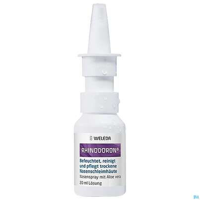 Sie sehen eine Packung Nasenspray Rhinodoron +aloe Vera 20ml, Produktbild: 08 Nasenspray Rhinodoron +aloe Vera 20ml, A-Nr.: 2378234 - 08