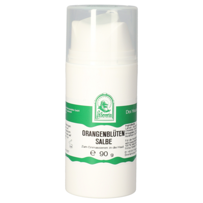 Sie sehen eine Packung ORANGENBLÜTEN SALBE 90 G, Produktbild: 01 ORANGENBLÜTEN SALBE 90 G, A-Nr.: 5637713 - 01