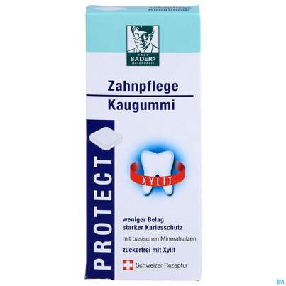 Baders Protect Zahnpflege Kaugummi Cur 20st, A-Nr.: 4111529 - 01