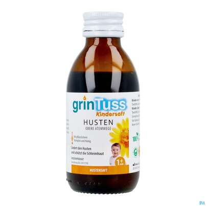 Sie sehen eine Packung Hustensaft Aboca Grintuss Kinder Ab 1jahr 180g, Produktbild: 10 Hustensaft Aboca Grintuss Kinder Ab 1jahr 180g, A-Nr.: 5817510 - 10