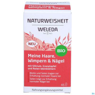 Weleda Naturweisheit Haare Wimpern Naegel 46st, A-Nr.: 5436044 - 01