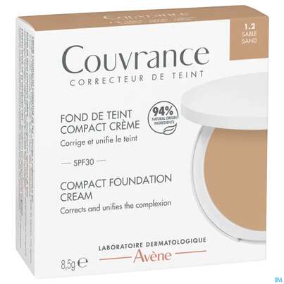 Avene Couvrance Kompakt Creme-make-up Sand 1.2 8,5g, A-Nr.: 5862396 - 04
