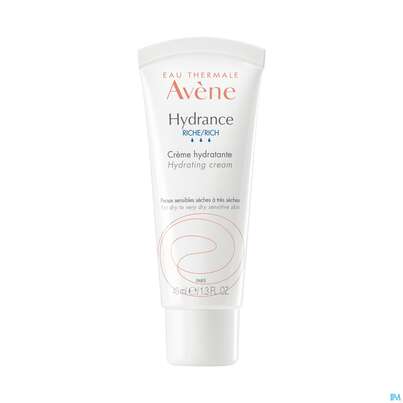 Sie sehen eine Packung Avene Hydrance Reichhaltige Feuchtig- Keitscreme 40ml, Produktbild: 05 Avene Hydrance Reichhaltige Feuchtig- Keitscreme 40ml, A-Nr.: 1505601 - 05