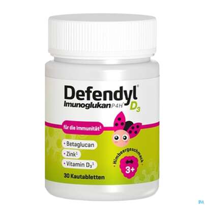 Sie sehen eine Packung Defendyl Imunoglukan D3 Kautabl 30st, Produktbild: 04 Defendyl Imunoglukan D3 Kautabl 30st, A-Nr.: 5791265 - 04