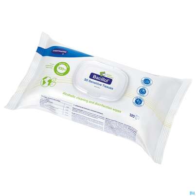 Desinfektionstuecher Bacillol/30 Flaechen Sensitive Green Tissue 120st, A-Nr.: 5856935 - 06
