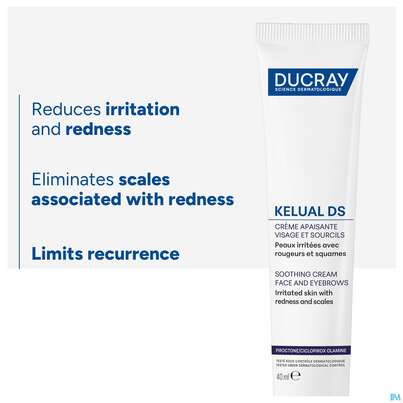 Sie sehen eine Packung Ducray Kelual Ds Creme Neu 40ml, Produktbild: 20 Ducray Kelual Ds Creme Neu 40ml, A-Nr.: 5862232 - 20