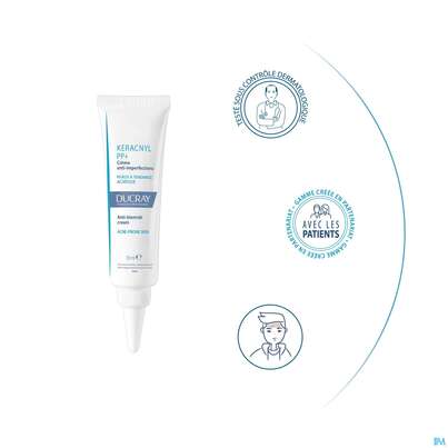 Ducray Keracnyl Pp+ Creme Gegen Hautunreinheiten 30ml, A-Nr.: 5564397 - 15