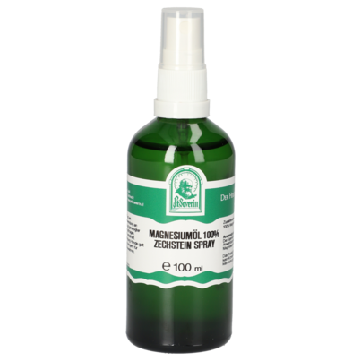 Sie sehen eine Packung MAGNESIUM 100% ZECHSTEIN SPRAY 100 ML, Produktbild: 01 MAGNESIUM 100% ZECHSTEIN SPRAY 100 ML, A-Nr.: 5854037 - 01