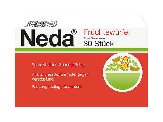 Sie sehen eine Packung Neda® Früchtewürfel 30 Stück, Produktbild: 01 Neda® Früchtewürfel 30 Stück, A-Nr.: 0068788 - 01