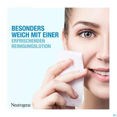 Sie sehen eine Packung Neutrogena Hydro Boost Aqua Reinigungstuecher 25st, Produktbild: 03 Neutrogena Hydro Boost Aqua Reinigungstuecher 25st, A-Nr.: 4790163 - 03