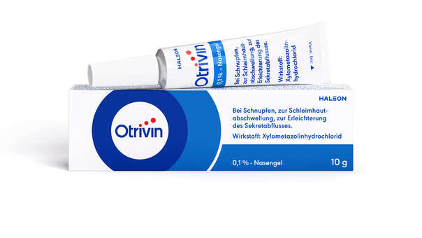 Sie sehen eine Packung Otrivin 0,1% Nasengel, Produktbild: 01 Otrivin 0,1% Nasengel, A-Nr.: 0489372 - 01