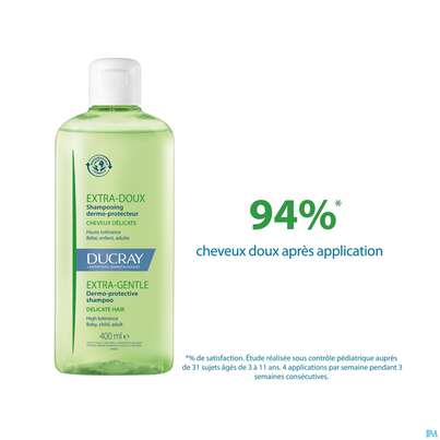 Sie sehen eine Packung Shampoon Ducray Extra Mild 200ml, Produktbild: 11 Shampoon Ducray Extra Mild 200ml, A-Nr.: 5567409 - 11