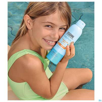 Sie sehen eine Packung Sonnenprodukte Isdin/fotoprotection Pediatrics Wet Skin Spray Lsf 50 250ml, Produktbild: 08 Sonnenprodukte Isdin/fotoprotection Pediatrics Wet Skin Spray Lsf 50 250ml, A-Nr.: 5570305 - 08