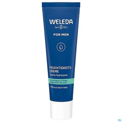 Sie sehen eine Packung Weleda For Men Feuchtigkeitscreme 30ml, Produktbild: 03 Weleda For Men Feuchtigkeitscreme 30ml, A-Nr.: 3144254 - 03