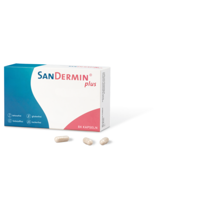 SanDermin®plus Kapseln 84 Stk., A-Nr.: 6103936 - 01