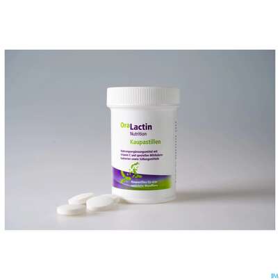 Sie sehen eine Packung Oralactin Orales Probiotikum Kaupastillen +vitamin C 30g, Produktbild: 07 Oralactin Orales Probiotikum Kaupastillen +vitamin C 30g, A-Nr.: 5750409 - 07