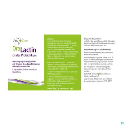 Oralactin Orales Probiotikum Kaupastillen +vitamin C 30g, A-Nr.: 5750409 - 12