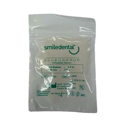 Spangengummis 1/4 medium latexfarben, A-Nr.: 6123821 - 01