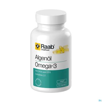 Algen Oel Omega-3 Kapseln Raab 75st, A-Nr.: 5912875 - 02