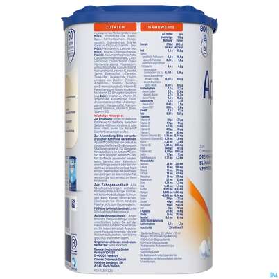 Aptamil Milch-fertignahrung Comfort Spezialnahrung 800g, A-Nr.: 4882215 - 05