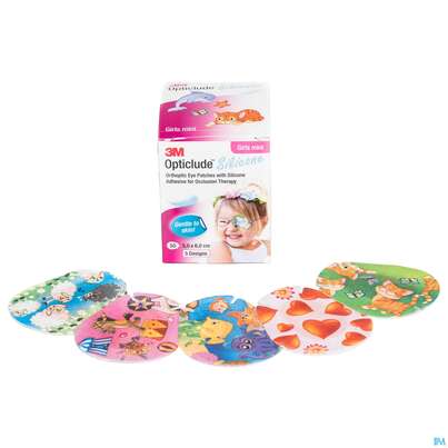 Augenpflaster Opticlude Silicone/girl Mini 5x 6cm 2737pg 50st, A-Nr.: 4531131 - 02