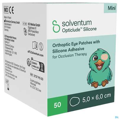 Augenpflaster Opticlude Silicone/girl Mini 5x 6cm 2737pg 50st, A-Nr.: 4531131 - 08