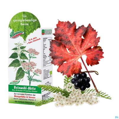 Beinwohl Aktiv Kraeuterfit Elixier Bio Kraeuter Fruechte Alkoholfrei 330ml, A-Nr.: 3961734 - 11