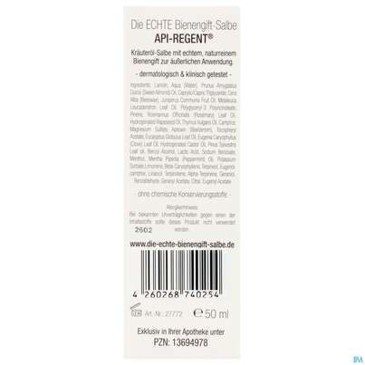 Bienengift Salbe Echt Api Regent 50ml, A-Nr.: 5849467 - 05