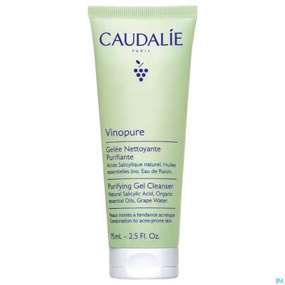 Sie sehen eine Packung Caudalie Vinopure Reinigungsgel Klaerend Mini 75ml, Produktbild: 02 Caudalie Vinopure Reinigungsgel Klaerend Mini 75ml, A-Nr.: 5895993 - 02