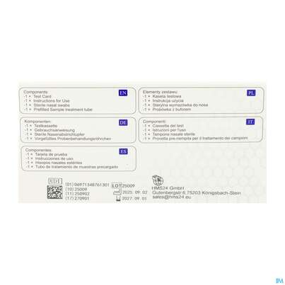 Sie sehen eine Packung Diagnostika U.zubehoer Covid-19 Infl A/b Rsv Fluo Alp 1st, Produktbild: 04 Diagnostika U.zubehoer Covid-19 Infl A/b Rsv Fluo Alp 1st, A-Nr.: 5911195 - 04