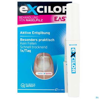 Sie sehen eine Packung Excilor Easy Pen Excilor Dosierstift 4ml, Produktbild: 07 Excilor Easy Pen Excilor Dosierstift 4ml, A-Nr.: 5960489 - 07