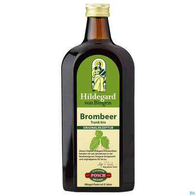 Sie sehen eine Packung Hildegard Posch Brombeerblaetter Trank 500ml, Produktbild: 01 Hildegard Posch Brombeerblaetter Trank 500ml, A-Nr.: 2194238 - 01