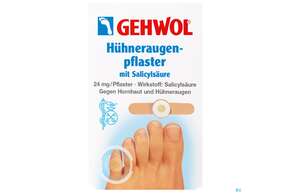 Huehneraugen Schutzpflaster +salicyl Gehwol 64168 8st, A-Nr.: 5915951 - 01