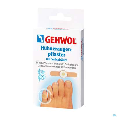 Huehneraugen Schutzpflaster +salicyl Gehwol 64168 8st, A-Nr.: 5915951 - 02