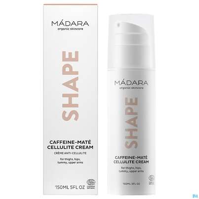 Sie sehen eine Packung Madara Shape Cellulite Cream Caffeine-mate 150ml, Produktbild: 06 Madara Shape Cellulite Cream Caffeine-mate 150ml, A-Nr.: 5437641 - 06