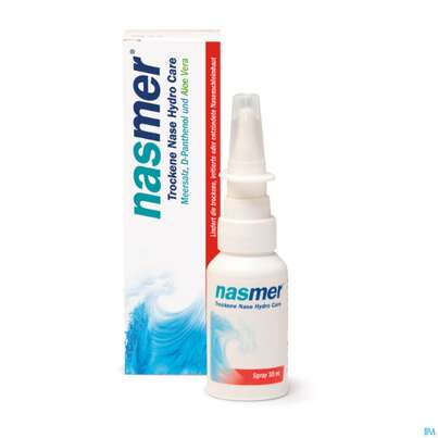 Sie sehen eine Packung Nasenspray Nasmer 30ml, Produktbild: 01 Nasenspray Nasmer 30ml, A-Nr.: 5949619 - 01
