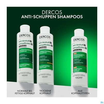 Sie sehen eine Packung Shampoon Vichy/dercos 2in1 Shampoon +conditioner 390ml, Produktbild: 10 Shampoon Vichy/dercos 2in1 Shampoon +conditioner 390ml, A-Nr.: 5847876 - 10