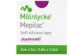 Wundverband Mepitac Silikon 2x 300cm 1st, A-Nr.: 2985572 - 01