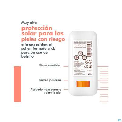 Sie sehen eine Packung Avène Sunsistick Ka Spf 50+ 20g, Produktbild: 07 Avène Sunsistick Ka Spf 50+ 20g, A-Nr.: 5397835 - 07