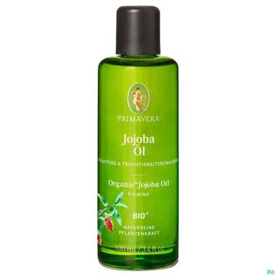 Sie sehen eine Packung Primavera Bio-pflegeoel Jojoba 100ml, Produktbild: 01 Primavera Bio-pflegeoel Jojoba 100ml, A-Nr.: 2859784 - 01