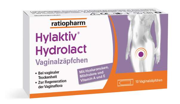Hylaktiv Hydrolact Vaginalzäpfchen, A-Nr.: 3883431 - 01