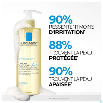 Sie sehen eine Packung La Roche Posay Neurodermitis Lipikar Reinigung Oel Ap+ 750ml, Produktbild: 10 La Roche Posay Neurodermitis Lipikar Reinigung Oel Ap+ 750ml, A-Nr.: 5342656 - 10