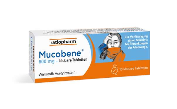 Mucobene® 600 mg lösbare Tabletten, A-Nr.: 1342470 - 01