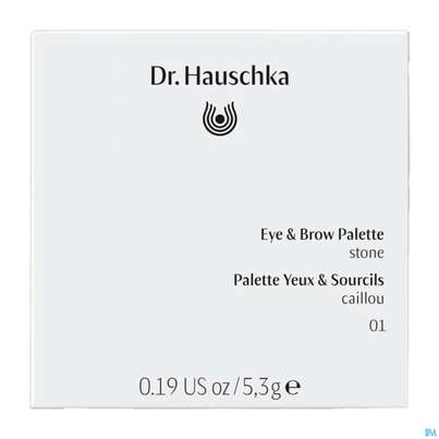 Sie sehen eine Packung Dr. Hauschka Eye & Brow Palette Stone 5,3g, Produktbild: 01 Dr. Hauschka Eye & Brow Palette Stone 5,3g, A-Nr.: 4592380 - 01