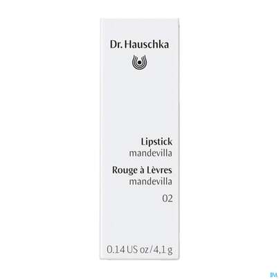 Sie sehen eine Packung Dr. Hauschka Lipstick 02 Mandevilla 4,1g, Produktbild: 01 Dr. Hauschka Lipstick 02 Mandevilla 4,1g, A-Nr.: 4592807 - 01