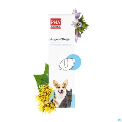 Sie sehen eine Packung Veterinaerprodukte Pha Augenpflege Hund +katze Lösung 20ml, Produktbild: 08 Veterinaerprodukte Pha Augenpflege Hund +katze Lösung 20ml, A-Nr.: 4996798 - 08